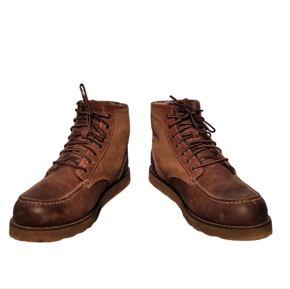 Eastland Shoe Lumber Up Insulated Moc-Toe Combat Boots Men's Size 11D - Picture 4 of 9